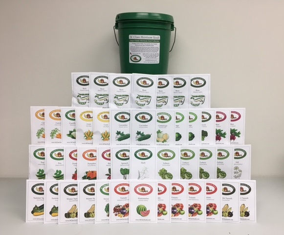 Complete Large Family Seed Collection for planning a large family garden